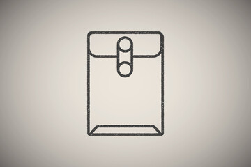 Poster - high-rise buildings icon vector illustration in stamp style