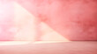 © shokokoart - Wunderschönes originelles Hintergrundbild eines leeren Raums mit einem Spiel aus Licht und Schatten an Wand und Boden für Design oder kreative Arbeit. Generiert mit KI