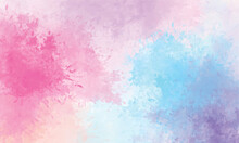 Hand Painted Watercolor Vector Background