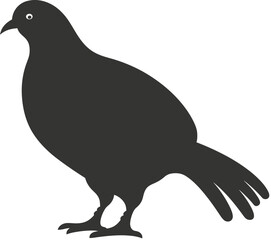 Wall Mural - Capercaillie bird icon