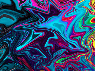 Poster - Various colored flowing marble backgrounds Abstract designs with colorful textures, designs or as wallpaper.