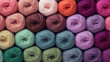 A large collection of yarn balls in various colors,balls of wool,colorful yarn balls,colorful wool yarn