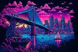 Sydney Australia highly detailed with micro detail vibrant colours trippy illustration high contrast neon colors LSD hyper detailed 