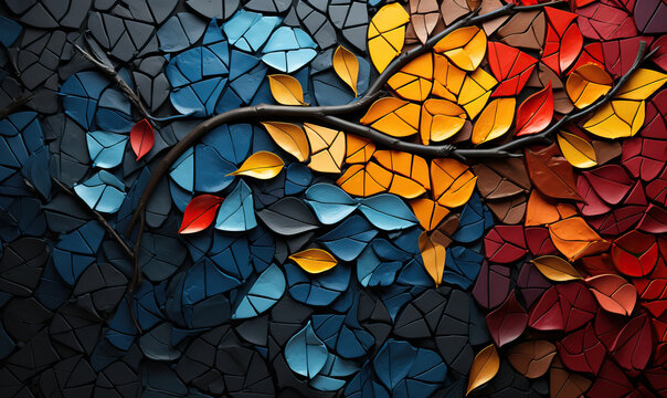 Creative colored background with a pronounced structure.