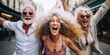 © koldunova - Exuberant seniors reveling in the liberty and flexibility provided by a robust pension plan , concept of Embracing retirement