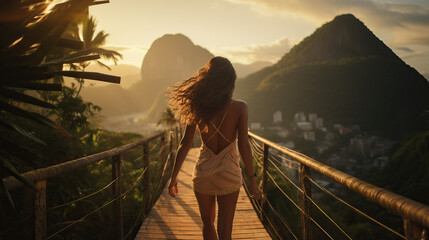 Brazil Travel Woman Outdoors