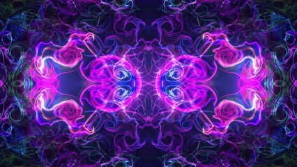 Wall Mural - colorful abstract trippy background 