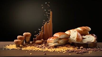 Poster - Escalating food costs crisis in food supply global financial turmoil scarcity of bread and grain