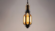 Bask in the warm and nostalgic illumination cast by a vintage Edison bulb within a stylish pendant light fixture.
