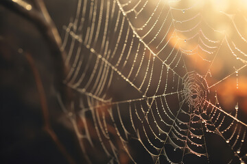 Close-up Photography of Spider Web