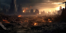 Apocalyptic Destruction Scene