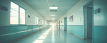 Background Of Corridor In Hospital