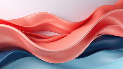Aufkleber - abstract wave background, elegant folded fabric