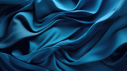 Aufkleber - abstract wave background, elegant folded fabric