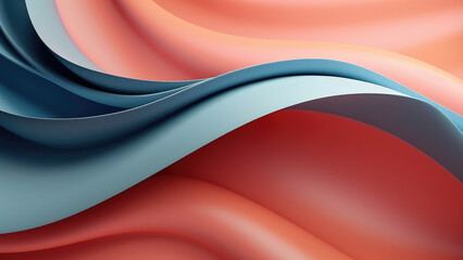 Aufkleber - abstract wave background, elegant folded fabric