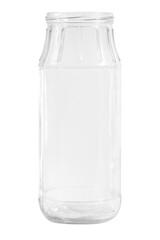 Wall Mural - transparent glass jar. on an empty background. PNG