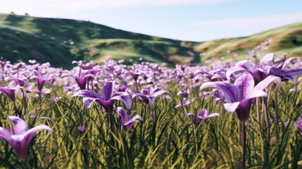 Wall Mural - field of flowers