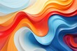 © Mediapro - 3d colorful abstract background with wavy lines, vector illustration, Ai Generated