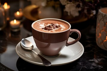 Wall Mural - hot chocolate for winter
