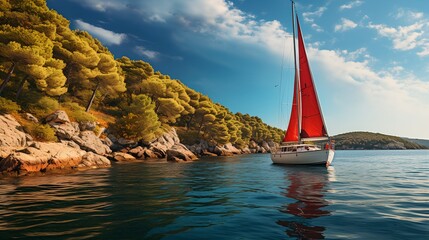 Poster - Sailing yacht