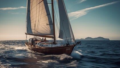 Poster - Sailing yacht