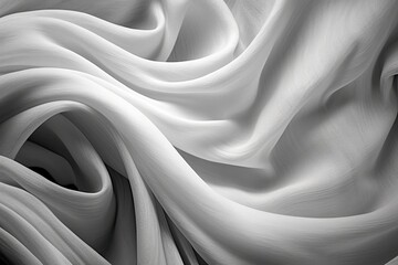 Wall Mural - Grey Abstract Background: Embodying Elegance and Simplicity in Monochrome Photography, generative AI