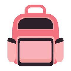 Poster - backpack school equipment