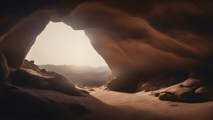 Wall Mural - Arches National Park in Utah. United States. 3d render