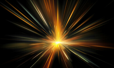 Wall Mural - light flare glowing light explodes light effect ray shining sun bright flash special lens flare
