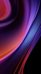 Poster - Abstract background with dark purple soft waves