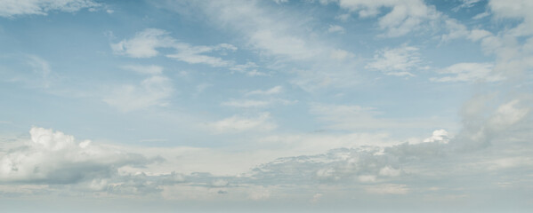 Wall Mural - sky and clouds tropical panorama