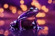 purple frog illustration