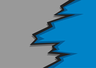 Poster - Abstract background with gradient jagged edge pattern and with some copy space area
