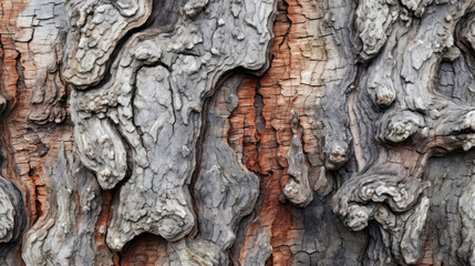 Wall Mural - Close-up of pattern resembling wood