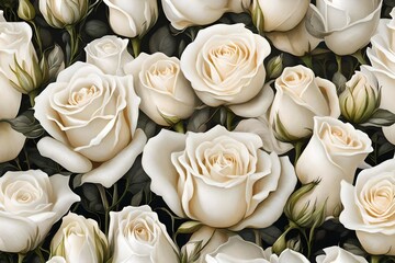 small red black pink blue and white roses full frame background also used in decoration and cards 