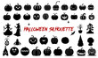© Julia - Black silhouettes for halloween day