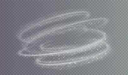 Wall Mural - Cold winter wind texture. Holiday vector blizzard. Christmas effect of a cold blizzard. Vector PNG.	
