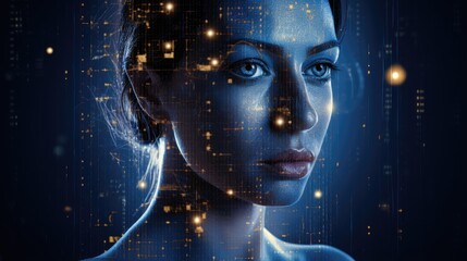 Aufkleber - The GDPR ensures cyber security and privacy in data protection