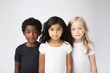© savvalinka - Portrait of a multi-cultural children.
