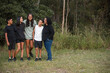 © Austockphoto - Aboriginal family portrait outdoors