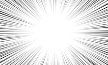 Burst Light Speed Line Anime Zoom Frame Background