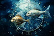 Zodiac astrology horoscope pisces fish