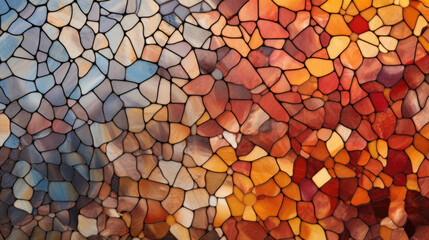 Wall Mural - A colorful mosaic HD texture background Highly Detailed