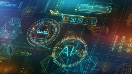 Artificial intelligence behind data processing in virtual space.