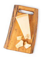 Canvas Print - Parmesan cheese on a cutting board