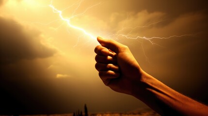 Photo that symbolizes natural power - fictional stock photo