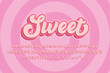 © sabbir - Sweet editable text effect font