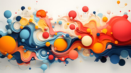 Wall Mural - abstract bright design