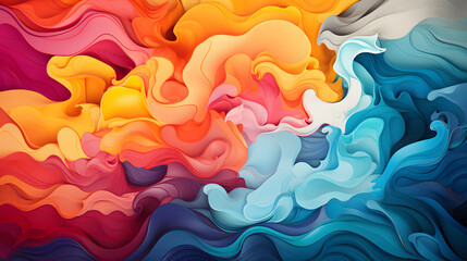 Wall Mural - abstract bright design