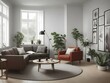 © Ophelia - Scandinavian interior design of modern living room